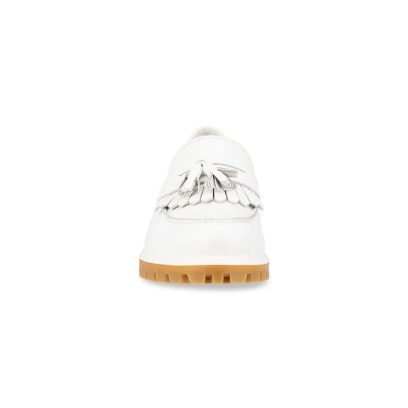 NWT ECCO Modtray Chunky Fringe Loafer (Ice Flower / White) — Size 10-10.5 US - Picture 3 of 12